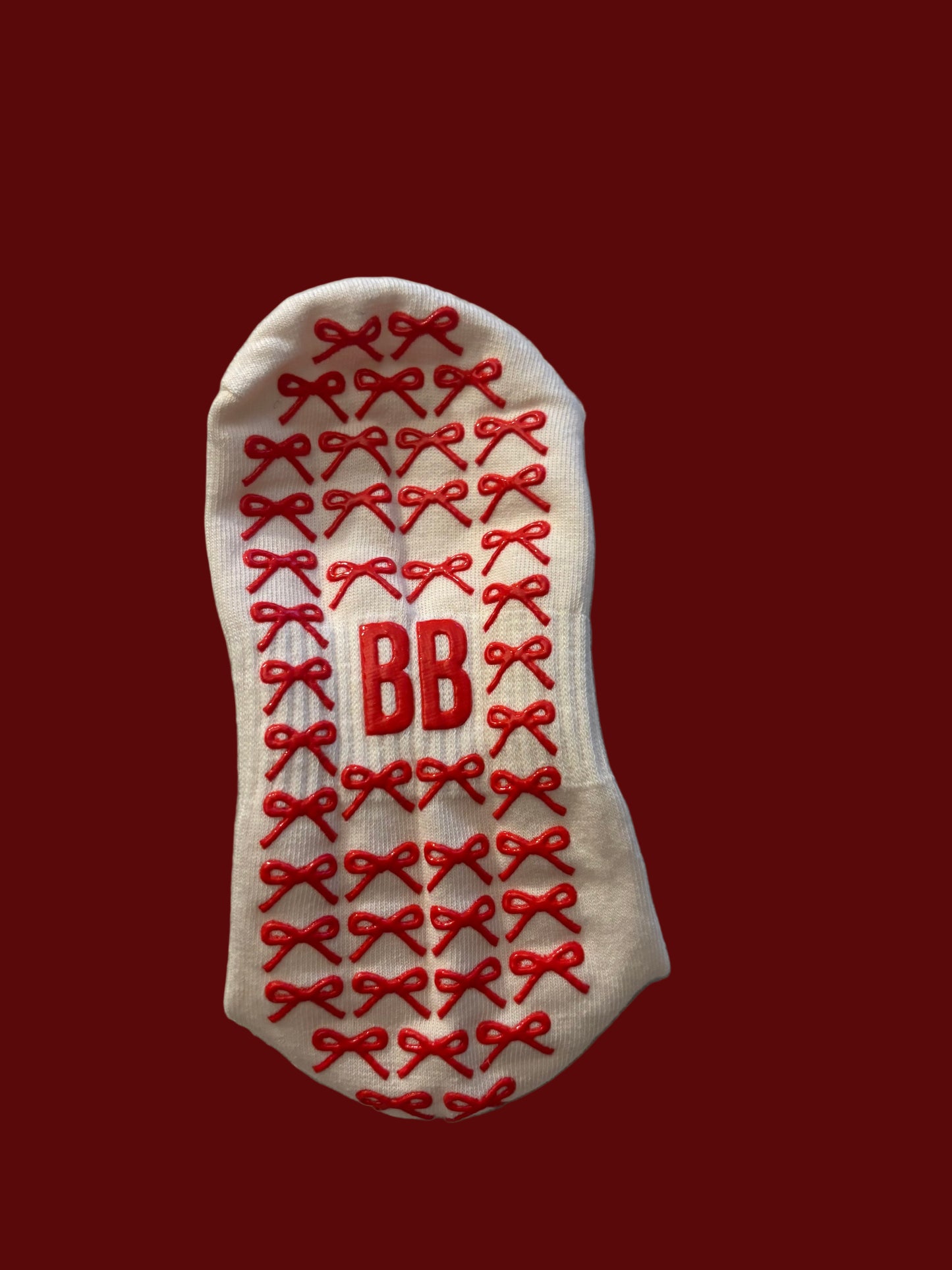 b.b bow & cherry socks